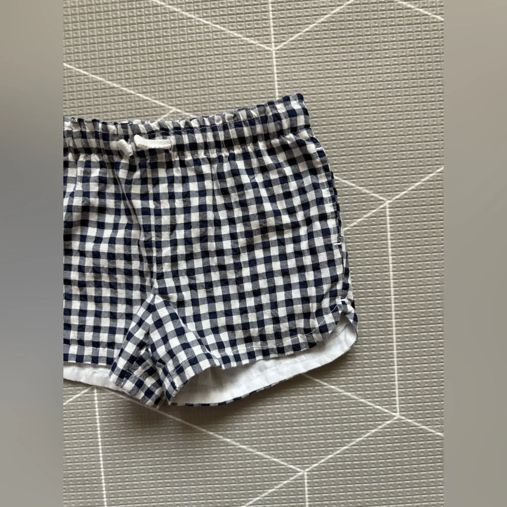 Cat & Jack|Baby girl black & White Gingham Shorts in cotton•••size 3T,boho style